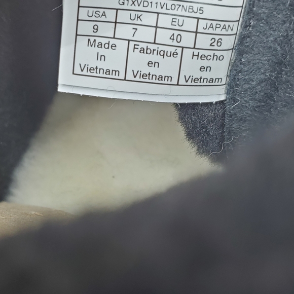 New UGG Romely Black Fur Zip Ankle Boots - Picture 7 of 10